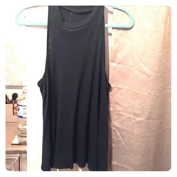 Forest green free people tank top