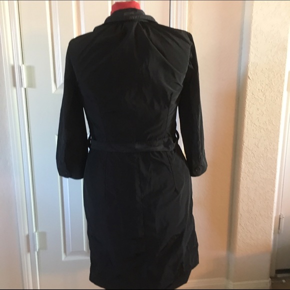✨Simply Chic HP✨Micheal Kors Blk Trench Coat Dress - Picture 2 of 2