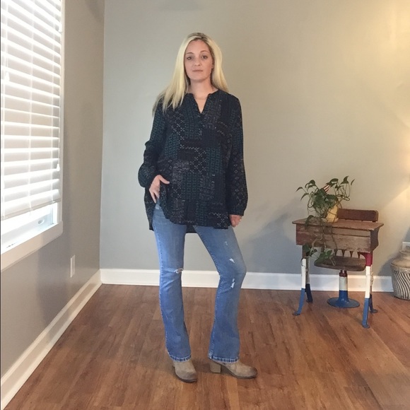 Patchwork Boho Style Top - Picture 4 of 7