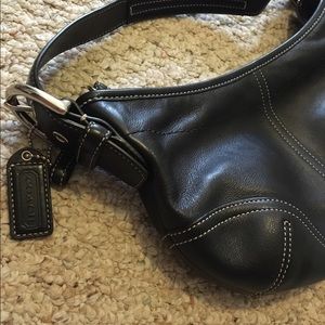 Coach Black Leather Small Bag