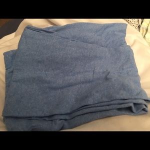 Lularoe light blue heathered leggings os one size