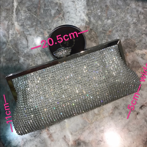 Shimmery clutch