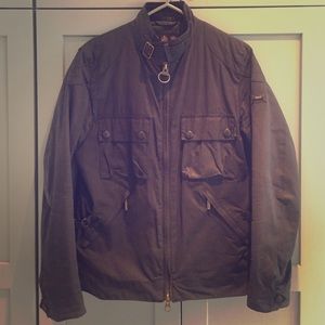 Barbour Waxed Moto Jacket