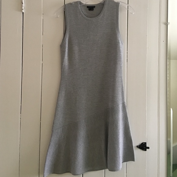 Theory knit silver shimmer dress size P