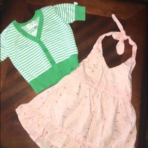 Girls 12 months tops.