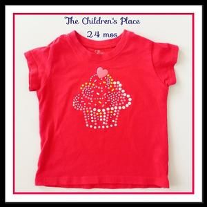 The Children's Place Pink Cupcake Top