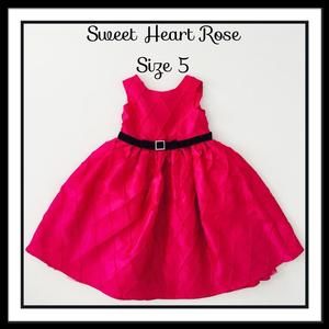 Sweet Heart Rose Magenta Dress