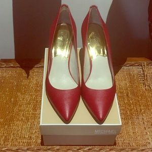 Michael Kors Red Pumps (Brand new w Box)