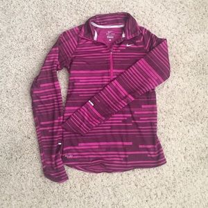 Nike DriFit Long Sleeve half Zip Sweater Top