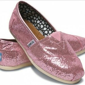 Sparkly Pink Toms