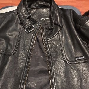 Sean john leather woman jacket