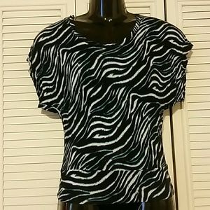 Zebra Printed Top