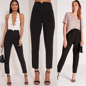 NWOT High waisted tapered pants