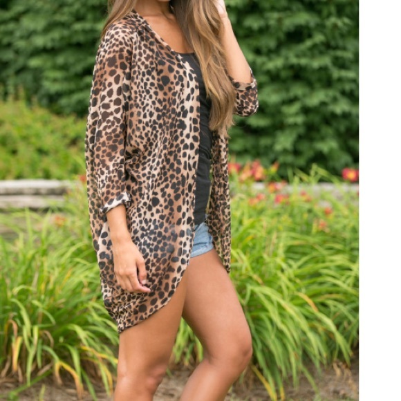 Animal print Kimono