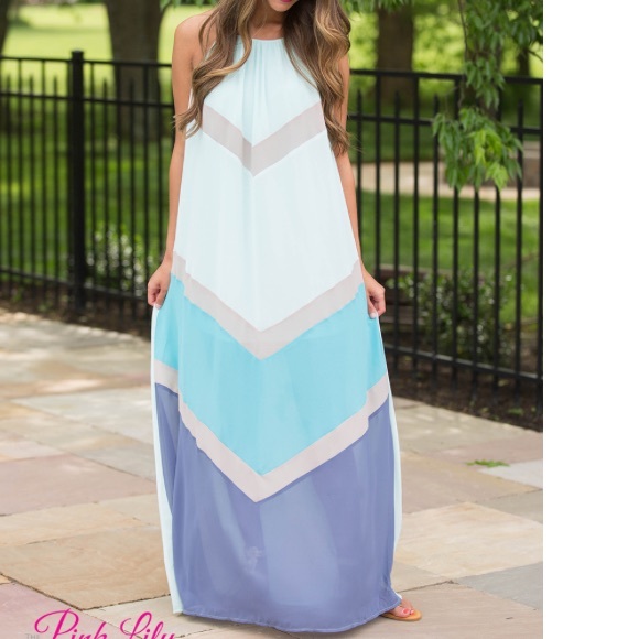 Chevron boutique dress
