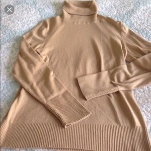 Banana Republic Cotton Cashmere Turtleneck Size XS