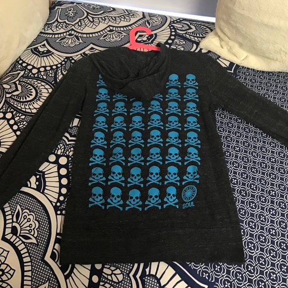 Soul Cycle Lightweight Hooded Zip Up!
