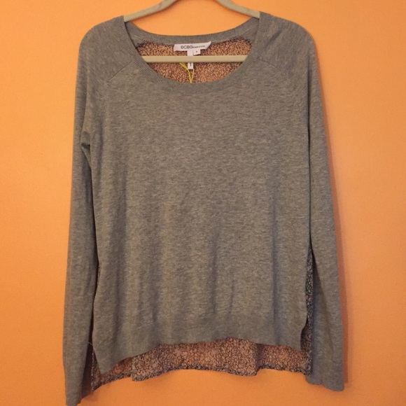 BCBGENERATION grey sweater NWT