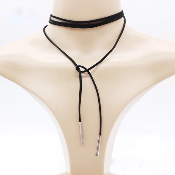 2/$15 Faux leather necklaces