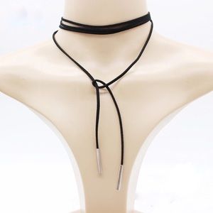 2/$15 Faux leather necklaces