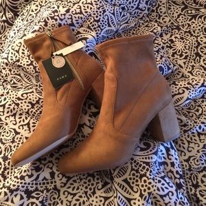 ZARA Sock Neck Booties