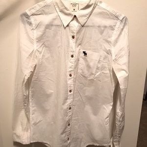 Abercrombie & Fitch White Button Down