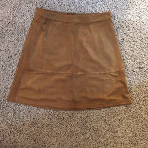 Tan Suede Skirt Size 0