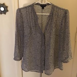 Banana Republic sheer blouse.