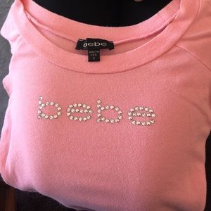 Bebe long sleeve shirt.