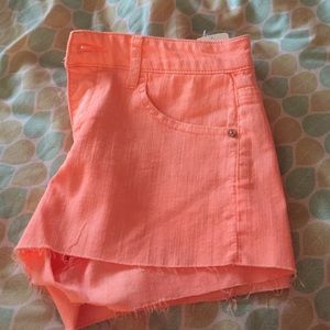 Bright orange shorts from forever 21 new with tags