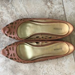 Express brown flats