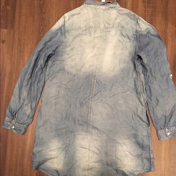 Vanilla Bay Chambray shirt dress. NWOT - Picture 2 of 4
