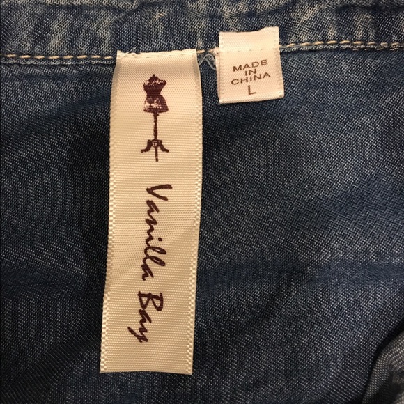 Vanilla Bay Chambray shirt dress. NWOT - Picture 4 of 4