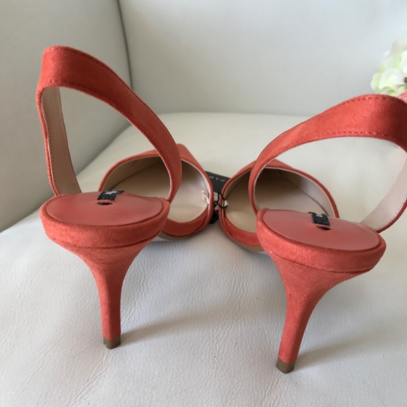 Zara Sling back peach heels - Picture 3 of 4