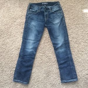 Silver Suki Capri jeans