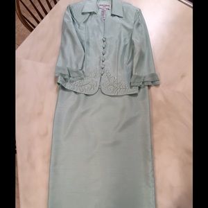 2 piece special occasion jacket dress set