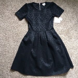 NWT LuLa Roe Amelia in Black Jacquard