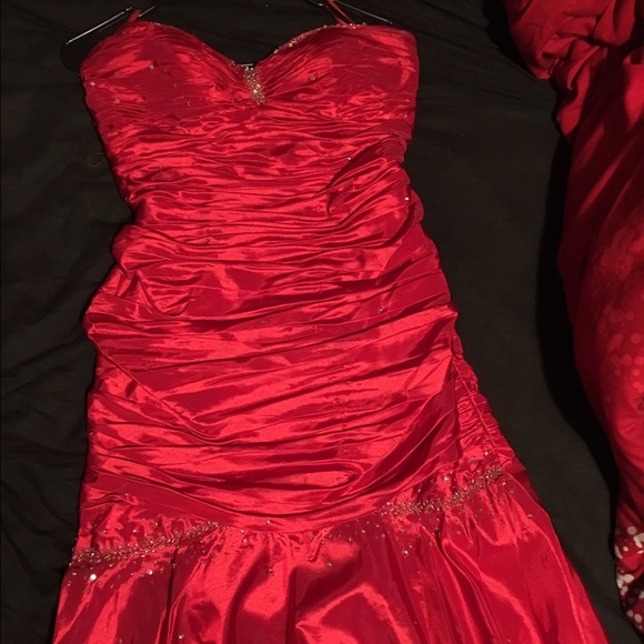 Amazing Strapless Mermaid Prom Dress