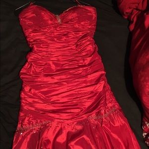 Amazing Strapless Mermaid Prom Dress