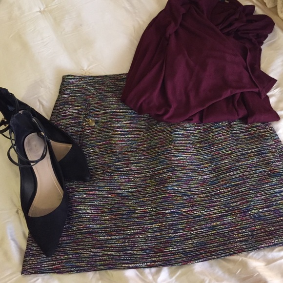 Super cute Fall skirt. Loft size 12