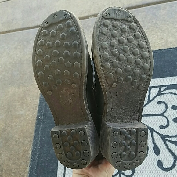 Black & Antique Gold Boots - Picture 4 of 4