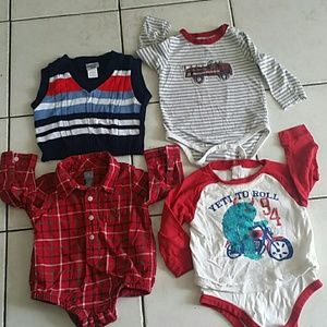 Bundle of baby clothes