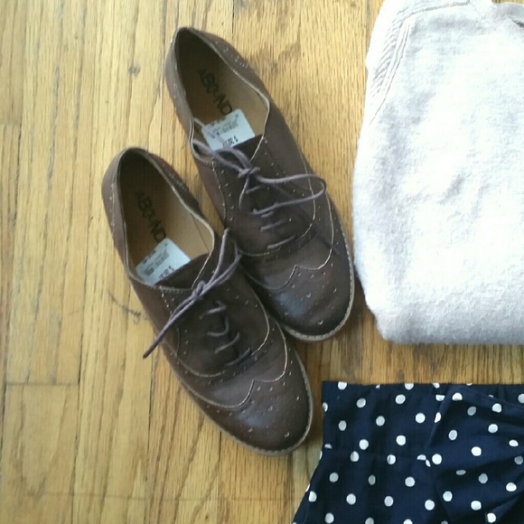 Brown Oxfords