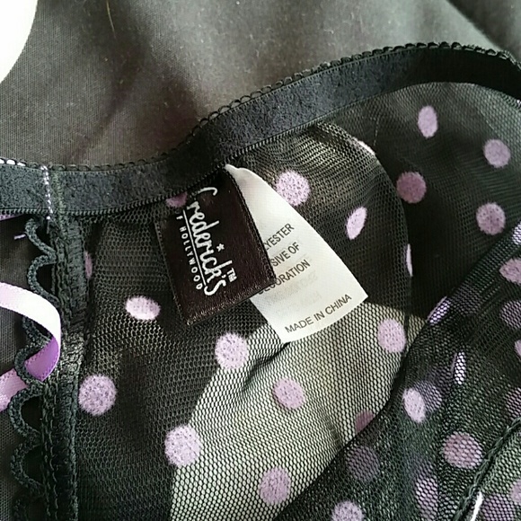 💜🖤 FREDERICK'S OF HOLLYWOOD - Picture 4 of 4