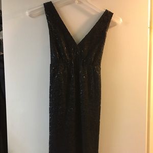 V neck lace dress