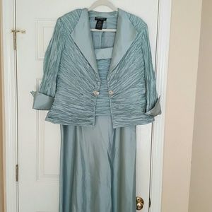 Seafoam Evening Dress with Jacket