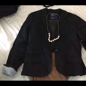 Navy blue blazer