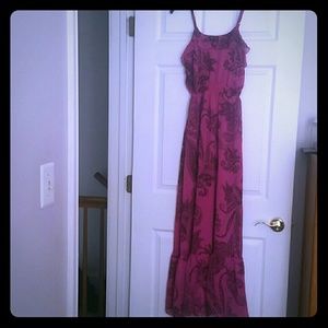 Gently Used lined maxi dress