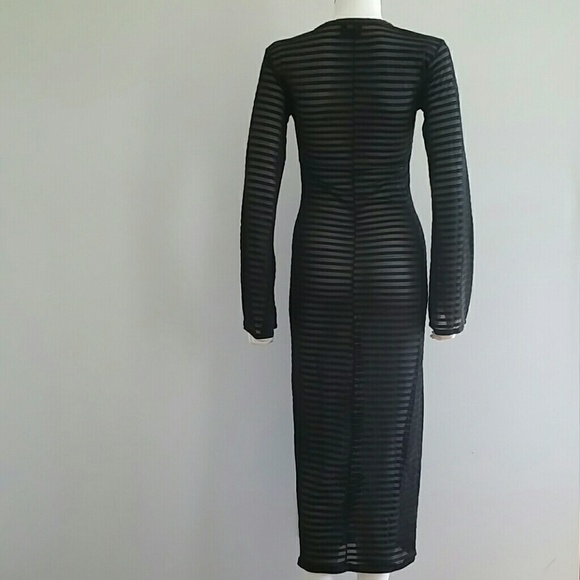 Vintage Bodycon Midi Dress - Picture 4 of 5