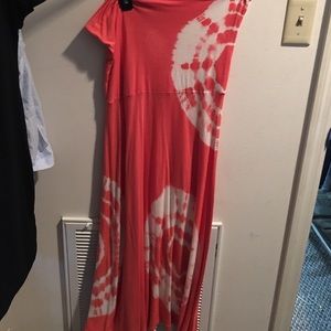 Women's maxi tie dye skirt